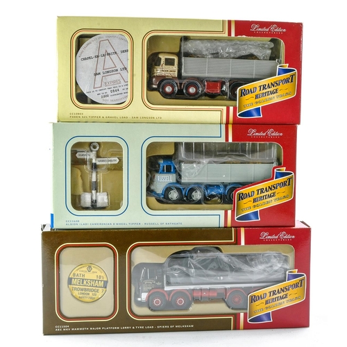 279 - Corgi Diecast Model Truck issues comprising No. CC11608 Albion Tipper in the livery of Russell, No. ... 