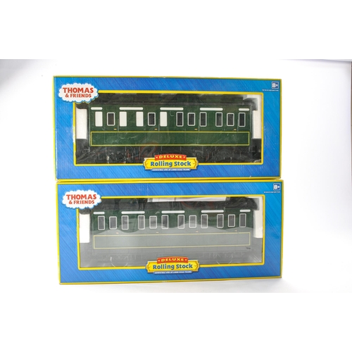 291 - Bachmann G Scale No. 97004 and 97003 Thomas the Tank Engine Series, Emily's coach, and brake coach. ... 