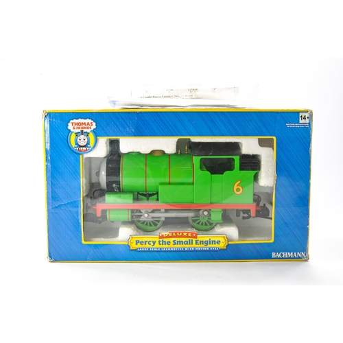 292 - Bachmann G Scale No. 91402 Thomas the Tank Engine Series, Percy the Small Engine. Appears Excellent ... 