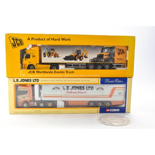 39 - Corgi Diecast Model Truck issues comprising No. CC12908 Scania Topline Fridge Trailer in the livery ... 