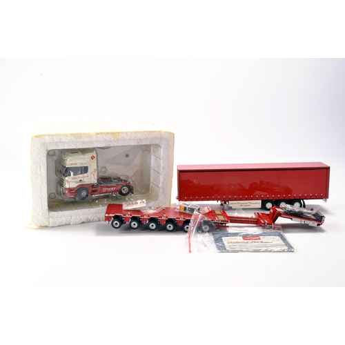 41 - Corgi Colm Diamond Truck and Trailer plus Tonkin Nooteboom Trailer set (missing outer Box). Fair to ... 