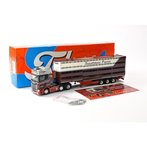 53 - Tekno Diecast Model Truck issue comprising Scania S500 Livestock Transporter in the livery of Southb... 