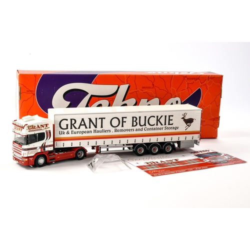 57 - Tekno Diecast Model Truck issue comprising Scania V8 Curtainside in the livery of Grants of Buckie. ... 