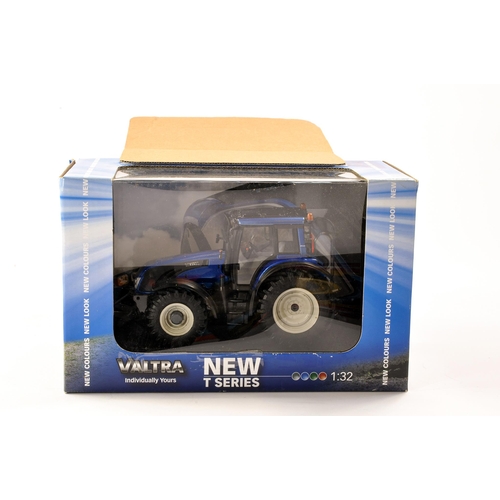 64 - Universal Hobbies 1/32 Farm Model issue comprising Valtra T Series Tractor in Metallic Blue. Excelle... 