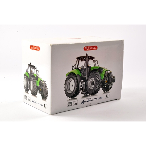 72 - Wiking 1/32 Farm Model issue comprising Deutz Fahr Agrotron TTV630 Tractor. Excellent and secured in... 