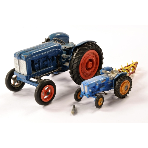 99 - Empire Made Vintage 1/20 approx. Fordson Power Major Tractor. With notable age-related wear plus Cor... 