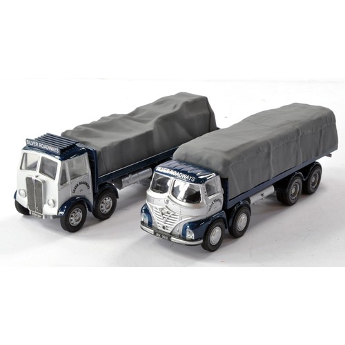 665 - Corgi Code 3 1/50 commercial truck issues comprising AEC and Foden 'Silver Roadways' issues.