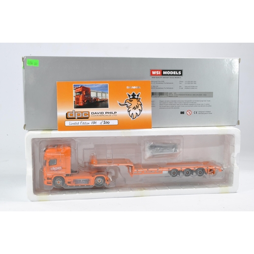 28 - WSI 1/50 high detail model truck issue comprising Scania Streamline Low Loader in the livery of DPC.... 