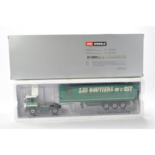 34 - WSI 1/50 high detail model truck issue comprising Scania 1 Classic Curtainside in the livery of Bomo... 