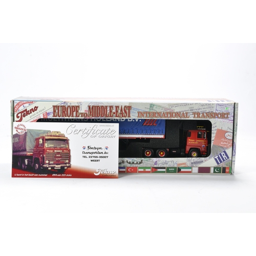 73 - Tekno 1/50 high detail model truck issue comprising Retro Scania Middle East Set in the livery of Fo... 