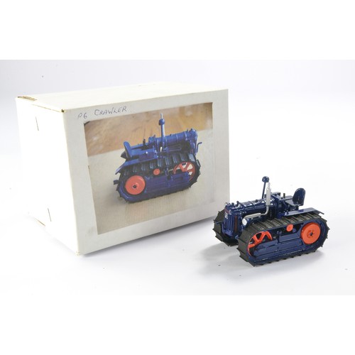 97 - Handbuilt 1/32 farm issue comprising Fordson Major E27N P6 Crawler tractor. Looks to be without faul... 