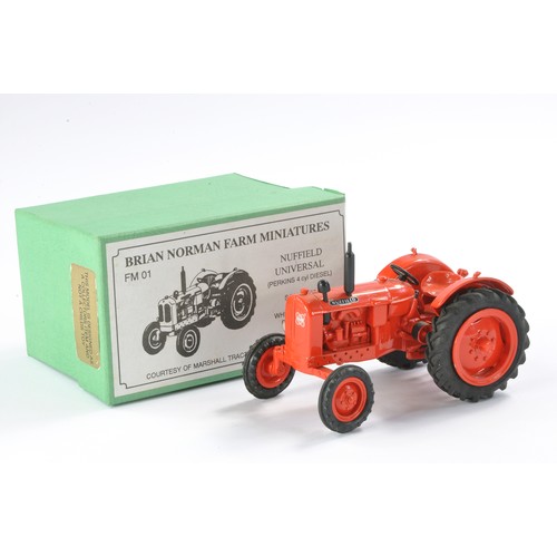 98 - Brian Norman 1/32 farm model issue comprising Nuffield Universal Tractor. Looks to be without fault,... 