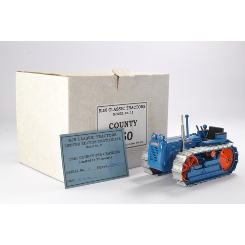 106 - RJN Classic tractors 1/16 County P50 crawler tractor. Limited edition of 100 models. Generally very ... 