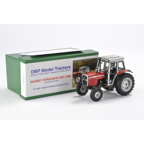 110 - DBP Hand built 1/32 farm model comprising Massey Ferguson 390T 2WD tractor. Limited Edition 34/400. ... 