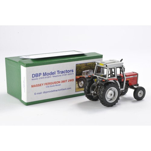 110 - DBP Hand built 1/32 farm model comprising Massey Ferguson 390T 2WD tractor. Limited Edition 34/400. ... 