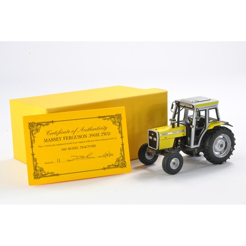 114 - DBP Hand built 1/32 farm model comprising Massey Ferguson 390H 2WD tractor. Limited Edition 1/50. Lo... 