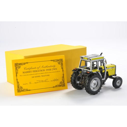 114 - DBP Hand built 1/32 farm model comprising Massey Ferguson 390H 2WD tractor. Limited Edition 1/50. Lo... 