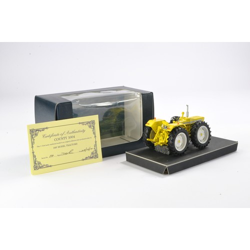 118 - DBP Hand built 1/32 farm model comprising County 1004 industrial tractor. Limited Edition 1 of 30. A... 