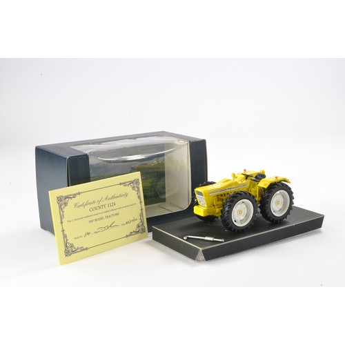 120 - DBP Hand built 1/32 farm model comprising County 1124 industrial tractor. Limited Edition 1 of 30. L... 