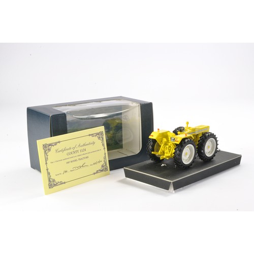 120 - DBP Hand built 1/32 farm model comprising County 1124 industrial tractor. Limited Edition 1 of 30. L... 