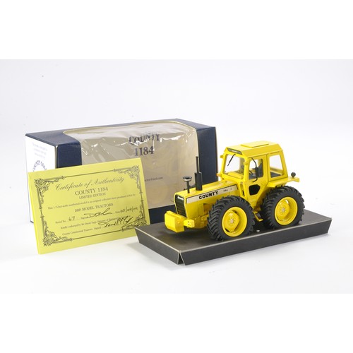 122 - DBP Hand built 1/32 farm model comprising County 1184 industrial tractor. Limited Edition 1 of 100. ... 