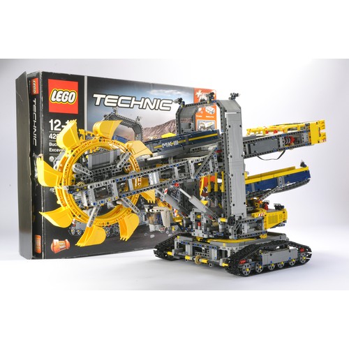 126 - Lego Technic comprising set no. 42005 Bucket Wheel Excavator.  Set is built but complete with origin... 