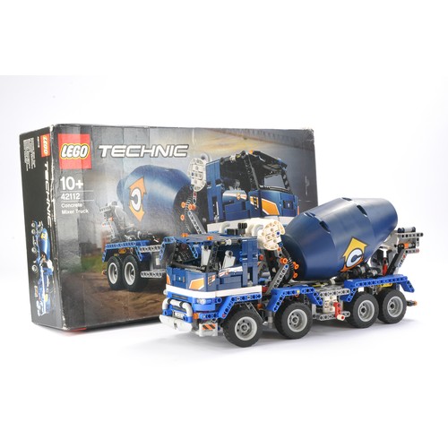 127 - Lego Technic comprising set no. 42112 Concrete Mixer Truck.  Set is built but complete with original... 