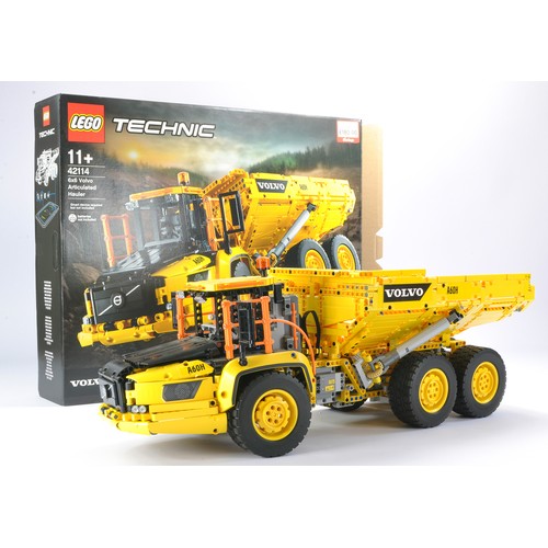 133 - Lego Technic comprising set no. 42114 6x6 Volvo Articulated Hauler. Set is built but complete with o... 