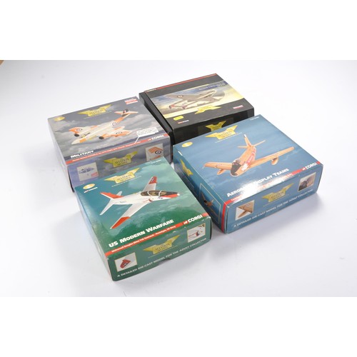 211 - Corgi model aircraft issues comprising 1) AA37301 DH Vampire FB, 2) No. AA35806 Canadair Cl13A, 3) N... 