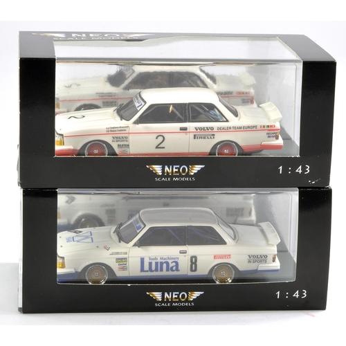 241 - Neo scale models 1/43 Volvo 240 Turbo duo. ETCC issues. Excellent in boxes.