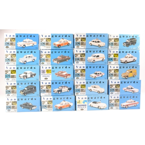 243 - Vanguards group of Twenty boxed police diecast vehicles. 

Condition Report update. Most look to hav... 