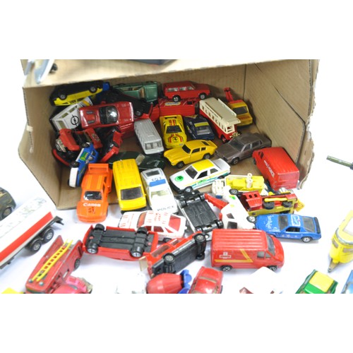 269 - Playworn Diecast group comprising Matchbox, Dinky, Zymlex, Corgi etc, approx 115 pcs.