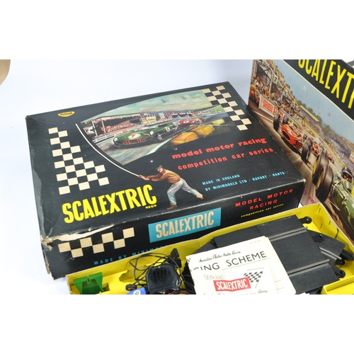 296 - Duo of Scalextric Sets including set no. 31, which appears to be complete and generally good to very... 