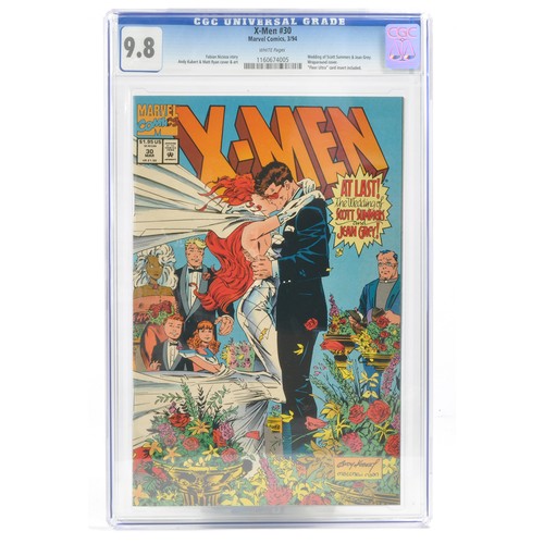 393 - Graded Comic Book interest comprising  X-Men #30 - Marvel Comics 3/94. Wedding of Scott Summers & Je... 