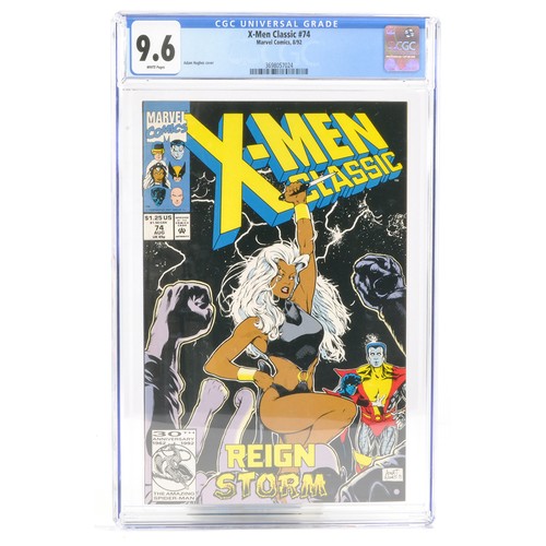 405 - Graded Comic Book interest comprising X-Men Classics #74. Marvel Comics 8/92. Adam Hughes cover. CGC... 