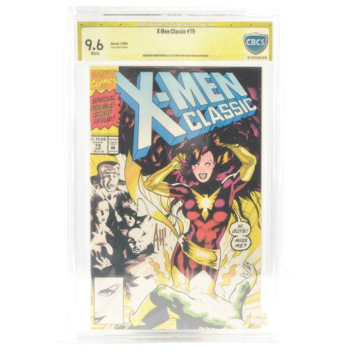 406 - Graded Comic Book interest comprising X-Men Classics #79. Marvel Comics 1/93. Adam Hughes cover. CBC... 