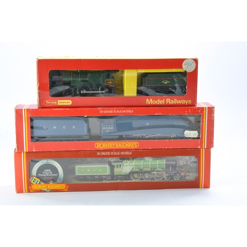 424 - Trio of model railway comprising 1) Tri-ang Hornby Model Railways R. 350 Loco and Tender, 2) Hornby ... 