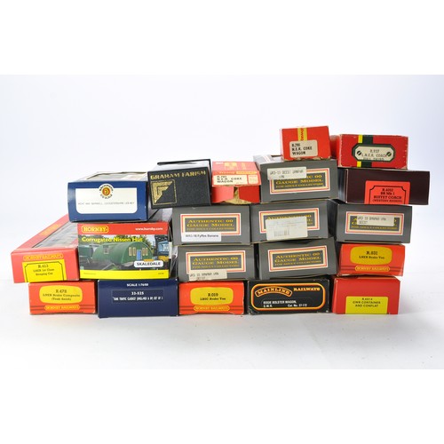 437 - Group of model railway comprising various boxed wagons and coaches from Hornby, Bachmann and others.... 