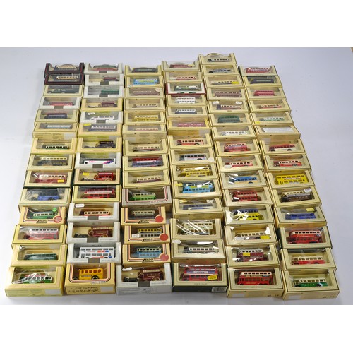 474 - A group of approx 80 boxed bus/coach issues. All Lledo. Look to be generally excellent and complete,... 