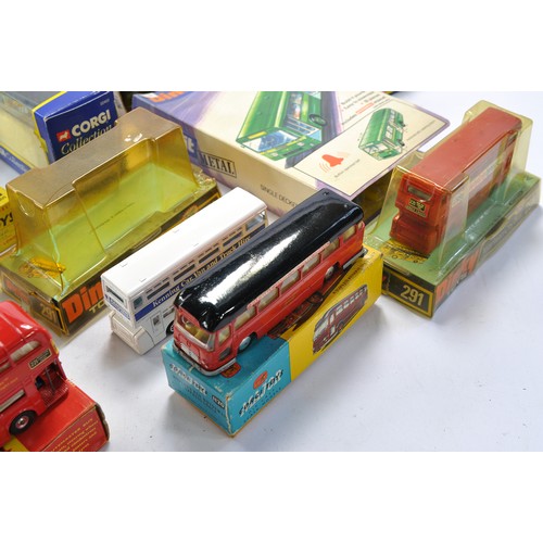 475 - An impressive collection of older Bus / Coach issues from Dinky and Corgi including some harder to f... 