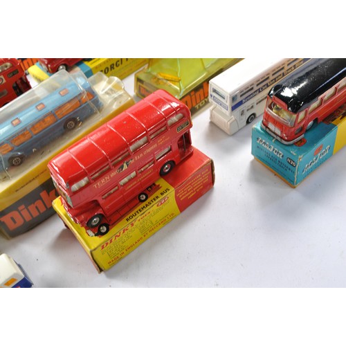 475 - An impressive collection of older Bus / Coach issues from Dinky and Corgi including some harder to f... 