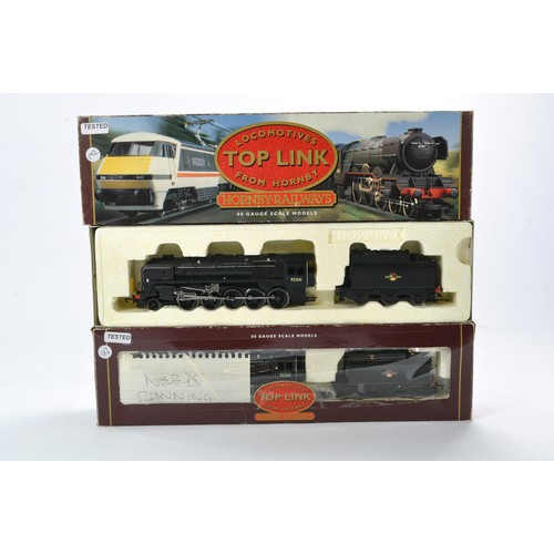 532 - Model Railway issues comprising of locomotives to include 1) Hornby R. 864 BR 2-10-0 Locomotive clas... 