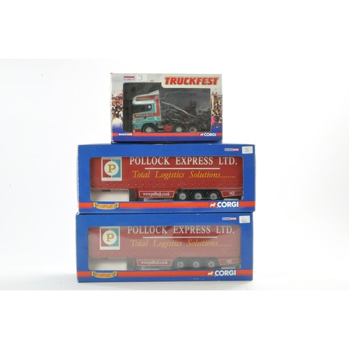 82 - Corgi 1/50 Model Truck issue comprising No. CC13704 Scania R Series in the livery of Pollock Ltd. Lo... 