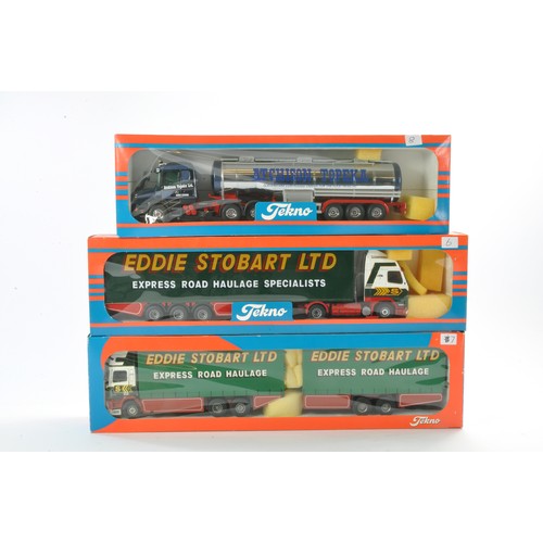 83 - Tekno 1/50 model Truck issue comprising No. 08/1998 The British Collection Volvo in the livery of Ed... 