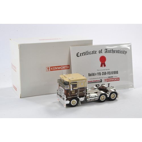 97 - Iconic Replicas Model Truck issue comprising Kenworth in the livery of FCL. Looks to be without faul... 