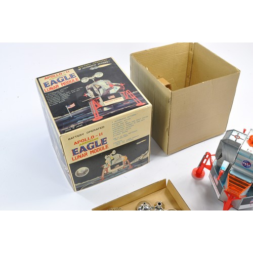 526 - DSK Japanese Tinplate Battery Operated issue comprising Apollo 11 'Eagle' Lunar Module. Looks to be ... 