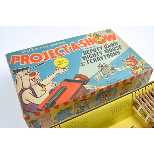 519 - Bell's Battery Operated Project-a-show featuring Deputy Dawg, Mighty Mouse and the Terrytoons. Looks... 