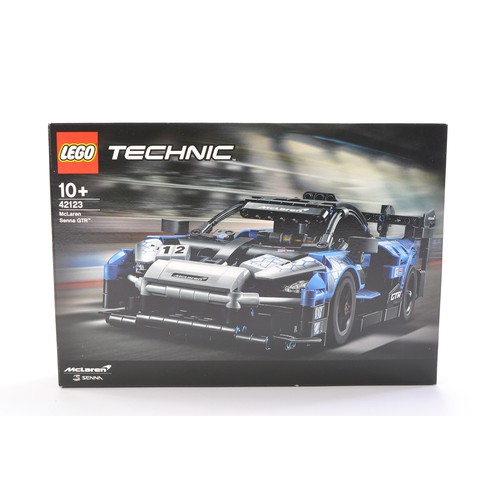 12 - Lego Technic Model Kit comprising No. 42133 McLaren Senna GTR. Kit has been built but is complete in... 