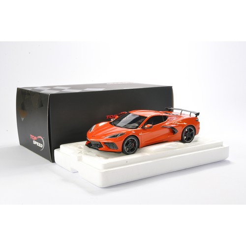 23 - Top Speed 1/18 Resin Model comprising Chevrolet Corvette Stingray with Orange Tintcoat. Looks to be ... 