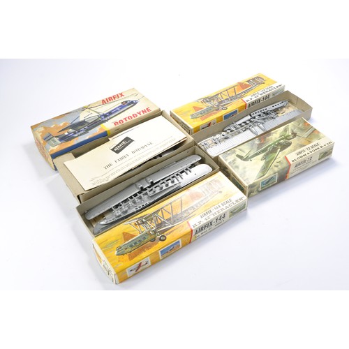 51 - Plastic Model Kits comprising early issue Airfix to include HP 42 Heracles x 2, Blohm and Voss BV141... 